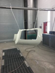 Truck parts can be painted with your vehicle still on the road, reducing downtime